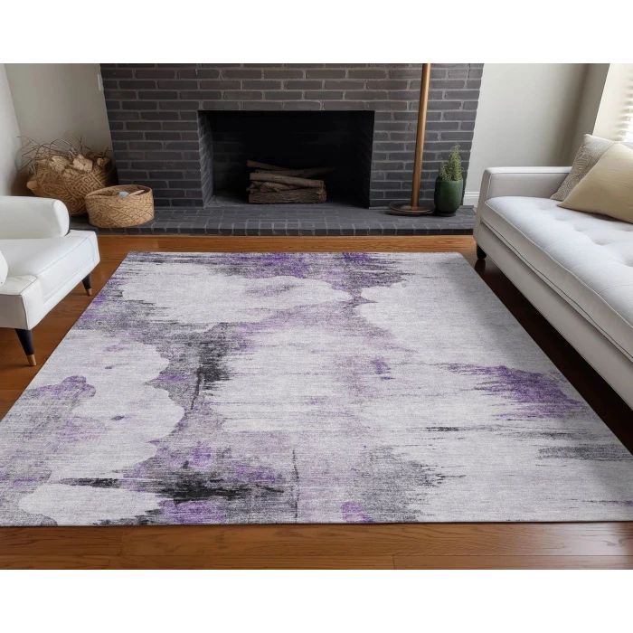 Chantille ACN710 Purple 3' x 5' Rug