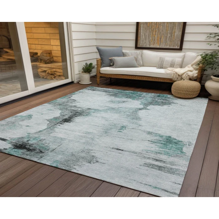 Chantille ACN710 Teal 10' x 14' Rug