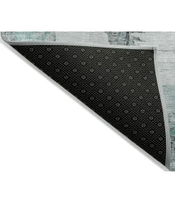 Addison Chantille ACN710 Teal 8 ft. x 8 ft. Round Rug
