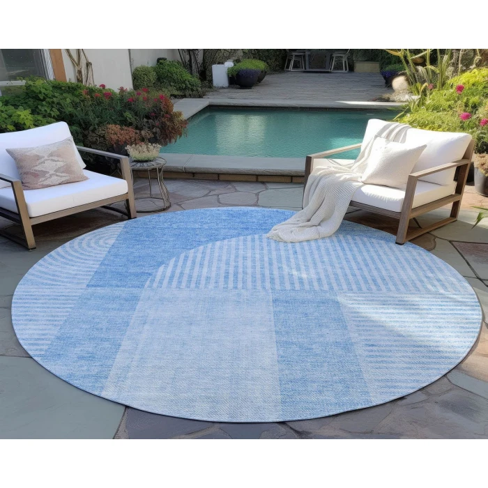 Chantille ACN711 Blue 8' x 8' Rug