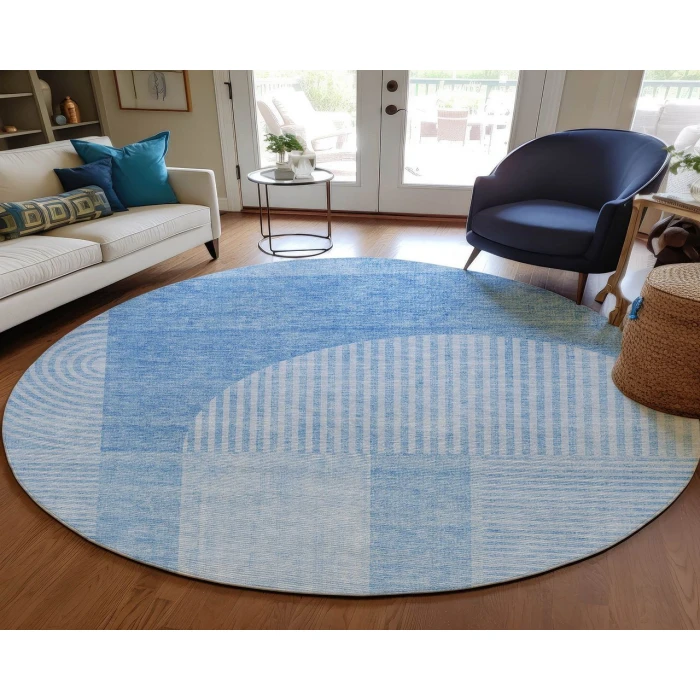 Chantille ACN711 Blue 8' x 8' Rug