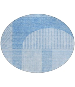 Addison Chantille ACN711 Blue 8 ft. x 8 ft. Round Rug