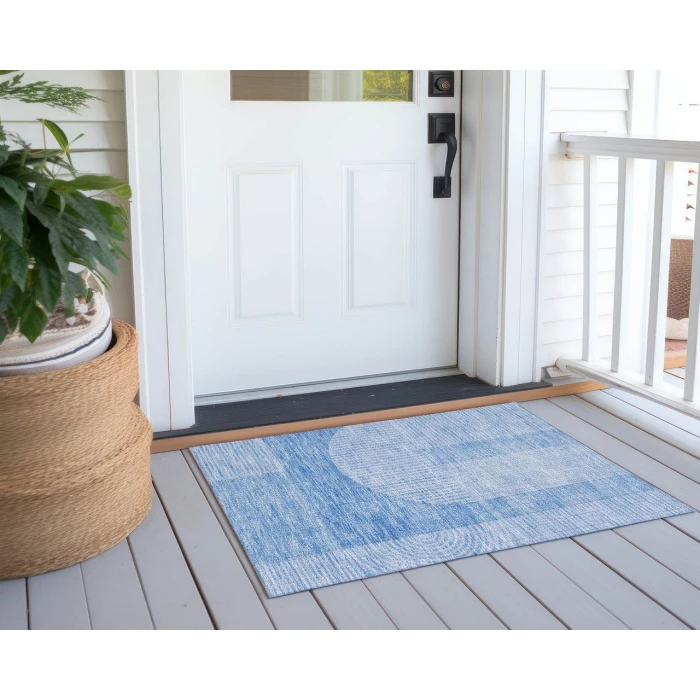 Chantille ACN711 Blue 1'8" x 2'6" Rug