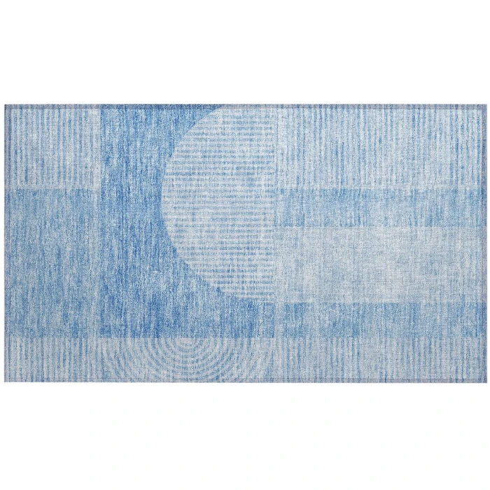 Chantille ACN711 Blue 1'8" x 2'6" Rug
