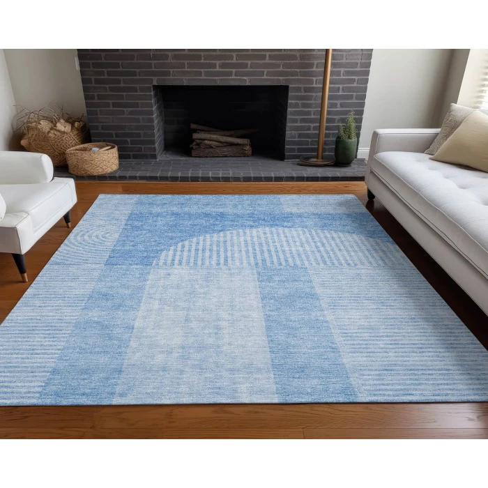 Chantille ACN711 Blue 2'6" x 3'10" Rug