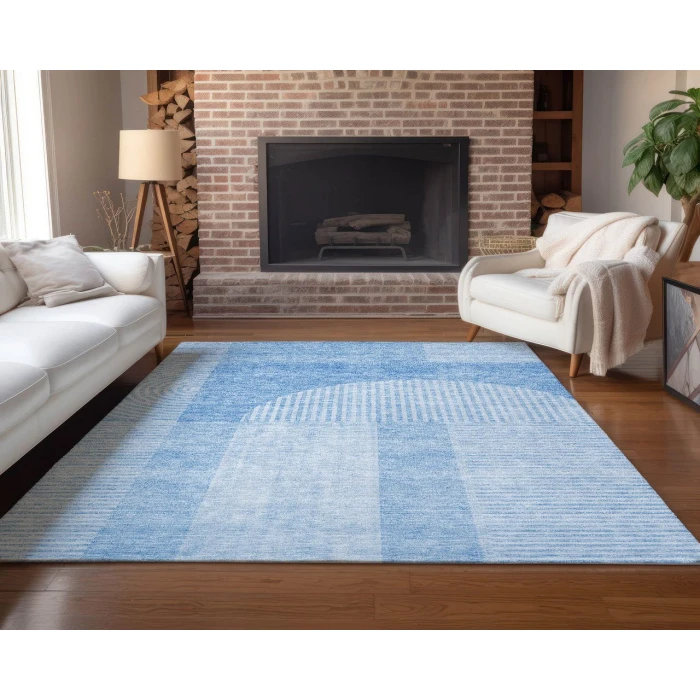Chantille ACN711 Blue 2'6" x 3'10" Rug
