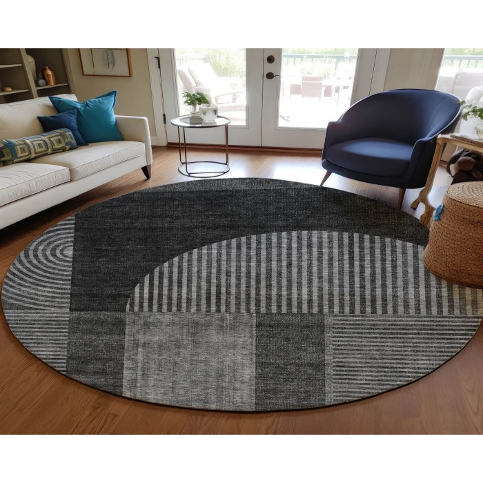 Chantille ACN711 Charcoal 8' x 8' Rug