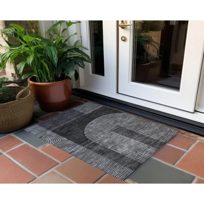 Chantille ACN711 Charcoal 1'8" x 2'6" Rug