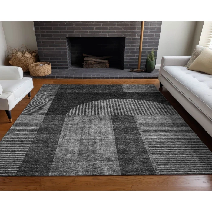 Chantille ACN711 Charcoal 3' x 5' Rug