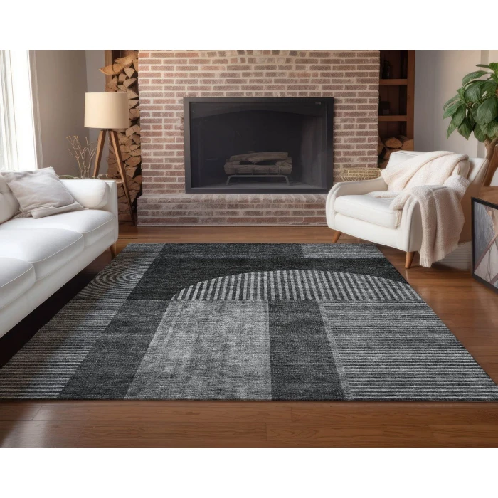 Chantille ACN711 Charcoal 3' x 5' Rug