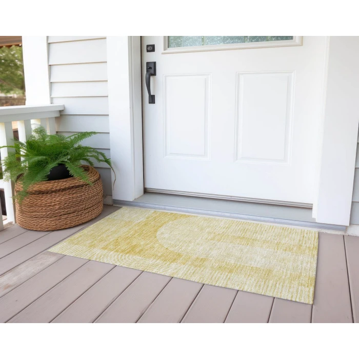 Chantille ACN711 Gold 1'8" x 2'6" Rug