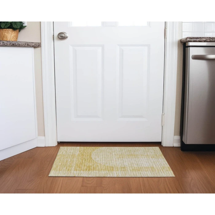 Chantille ACN711 Gold 1'8" x 2'6" Rug