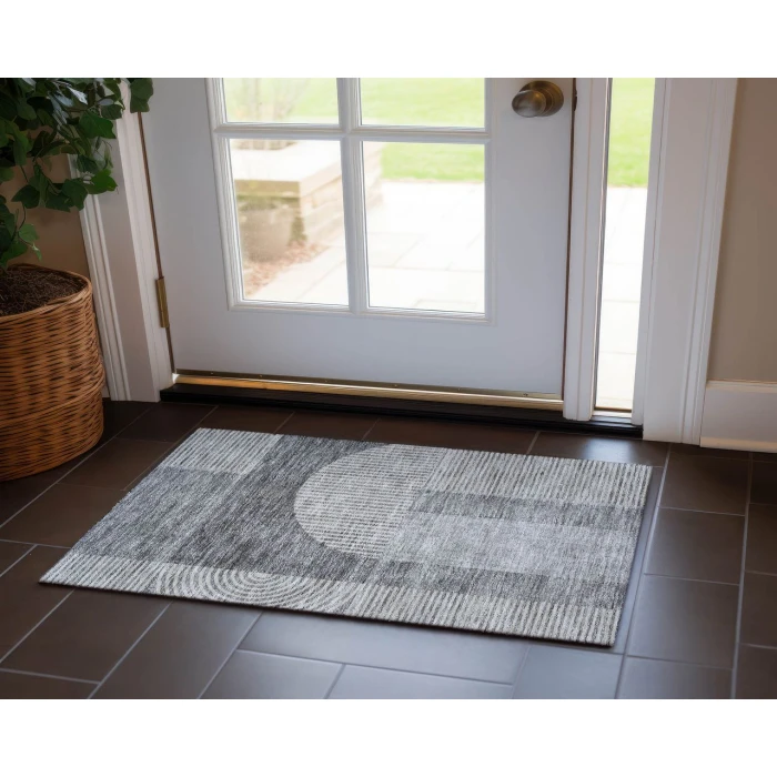 Chantille ACN711 Gray 1'8" x 2'6" Rug