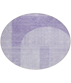 Addison Chantille ACN711 Lavender 8 ft. x 8 ft. Round Rug