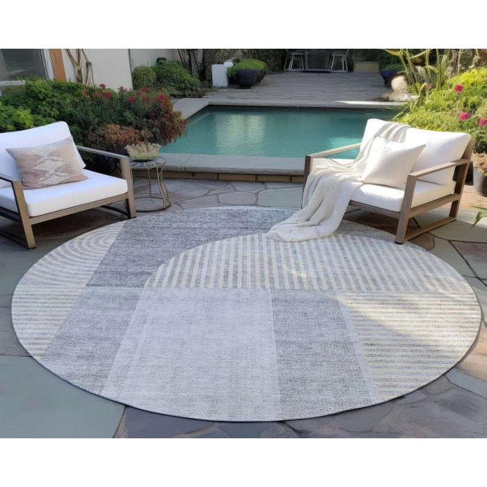 Chantille ACN711 Silver 8' x 8' Rug