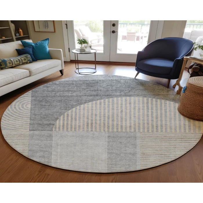 Chantille ACN711 Silver 8' x 8' Rug