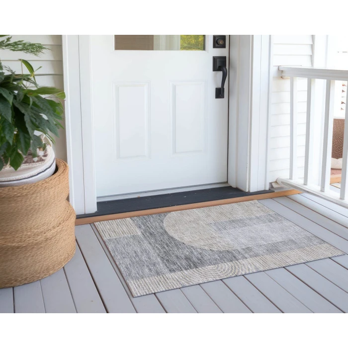 Chantille ACN711 Silver 1'8" x 2'6" Rug