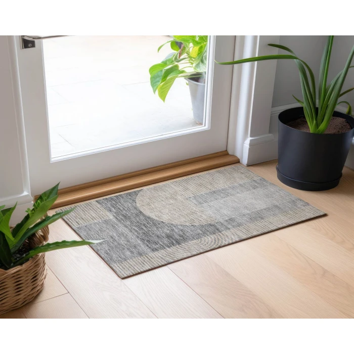Chantille ACN711 Silver 1'8" x 2'6" Rug