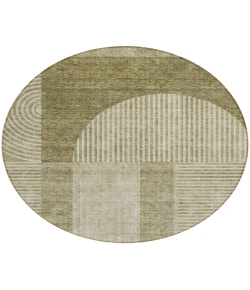 Addison Chantille ACN711 Taupe 8 ft. x 8 ft. Round Rug