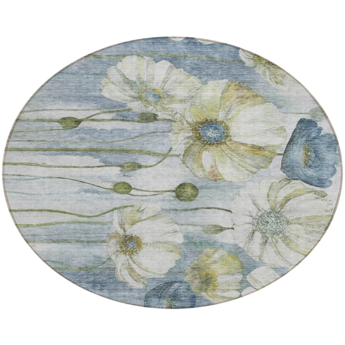 Chantille ACN712 Blue 8' x 8' Rug