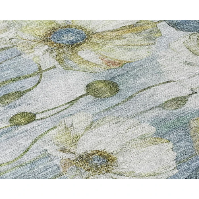 Chantille ACN712 Blue 2'6" x 3'10" Rug