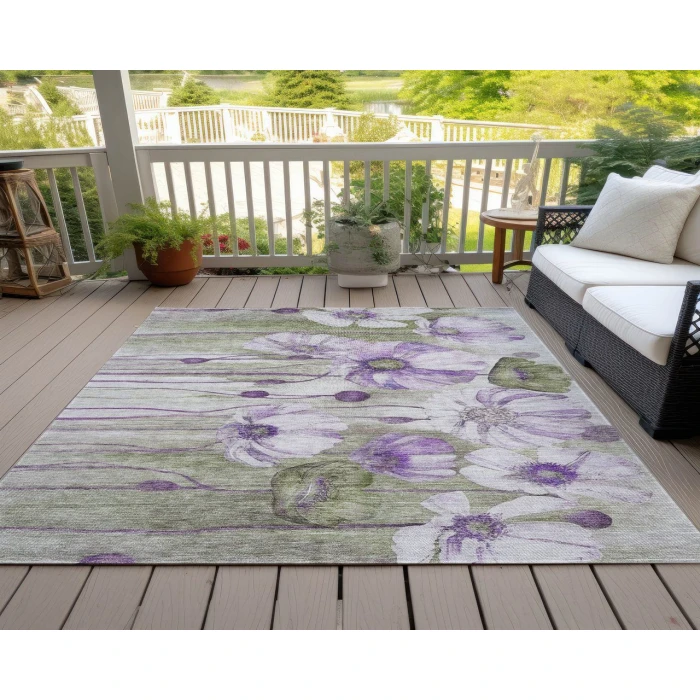 Chantille ACN712 Purple 2'6" x 3'10" Rug