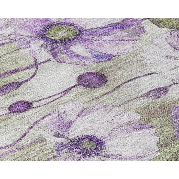 Chantille ACN712 Purple 2'6" x 3'10" Rug