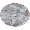Addison Chantille ACN712 Teal 8 ft. x 8 ft. Round Rug