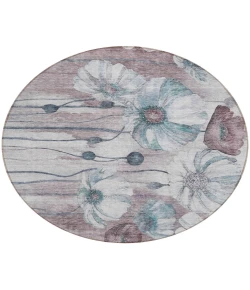 Addison Chantille ACN712 Teal 8 ft. x 8 ft. Round Rug