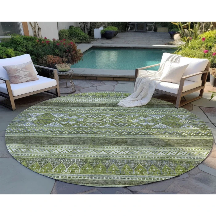 Chantille ACN714 Olive 8' x 8' Rug