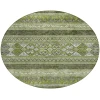 Addison Chantille ACN714 Olive 8 ft. x 8 ft. Round Rug