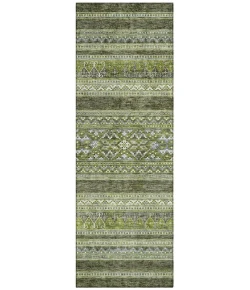 Addison Chantille ACN714 Olive 2 ft. 3 in. x 7 ft. 6 in. Runner Rug