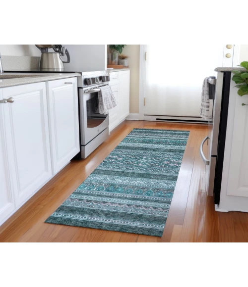 Chantille ACN714 Teal 2'3" x 7'6" Rug