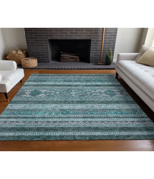 Chantille ACN714 Teal 3' x 5' Rug