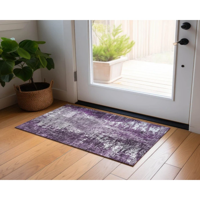 Chantille ACN718 Eggplant 1'8" x 2'6" Rug
