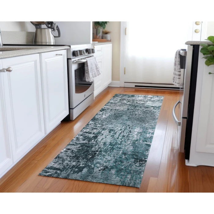 Chantille ACN718 Teal 2'3" x 7'6" Rug