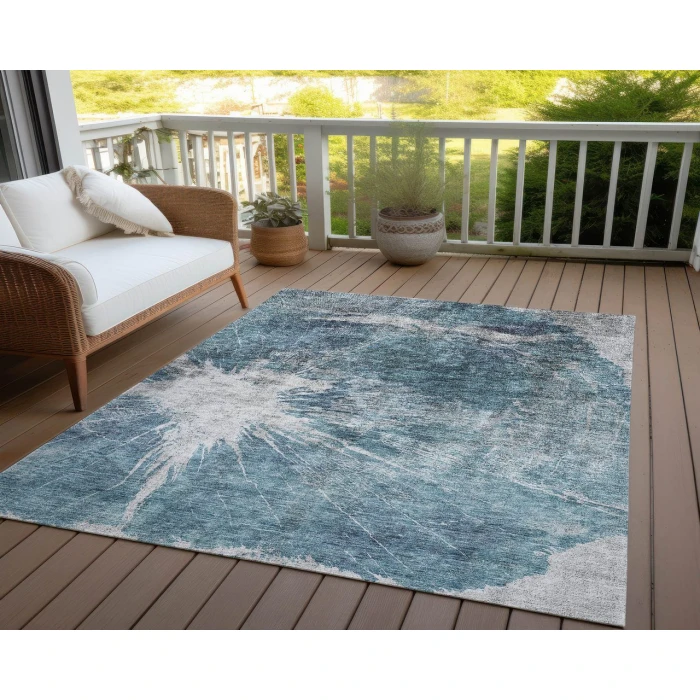 Chantille ACN719 Teal 5' x 7'6" Rug