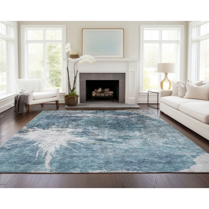 Chantille ACN719 Teal 5' x 7'6" Rug