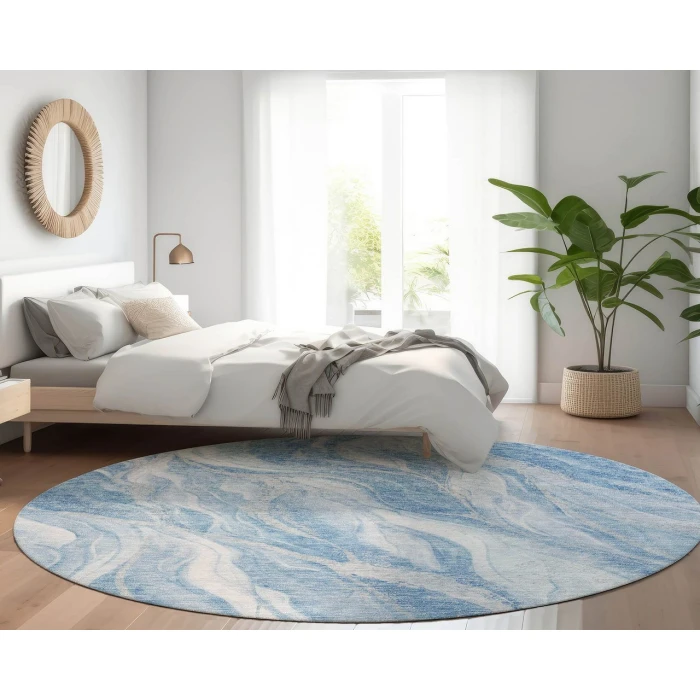 Chantille ACN720 Blue 8' x 8' Rug