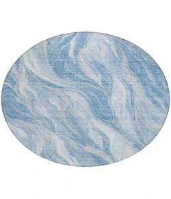 Addison Chantille ACN720 Blue 8 ft. x 8 ft. Round Rug