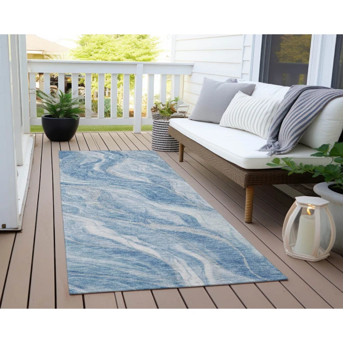 Chantille ACN720 Blue 2'3" x 7'6" Rug
