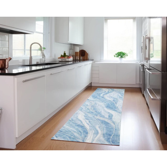 Chantille ACN720 Blue 2'3" x 7'6" Rug