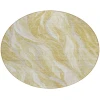 Addison Chantille ACN720 Gold 8 ft. x 8 ft. Round Rug