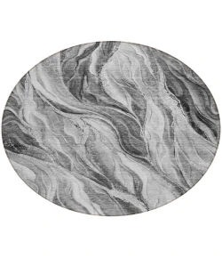 Addison Chantille ACN720 Gray 8 ft. x 8 ft. Round Rug