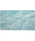 Chantille ACN720 Teal 1'8" x 2'6" Rug
