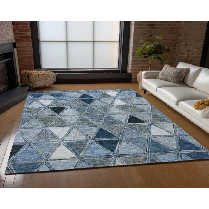 Chantille ACN722 Blue 10' x 14' Rug