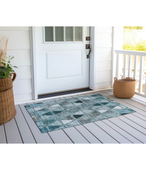 Chantille ACN722 Teal 1'8" x 2'6" Rug