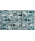 Chantille ACN722 Teal 1'8" x 2'6" Rug