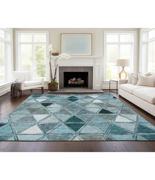 Chantille ACN722 Teal 10' x 14' Rug