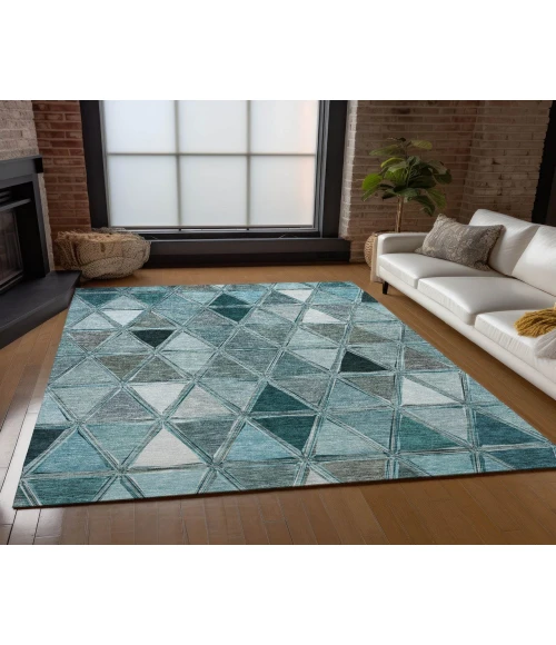 Chantille ACN722 Teal 10' x 14' Rug